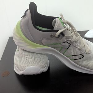 New Balance Gray and Green Sneakers